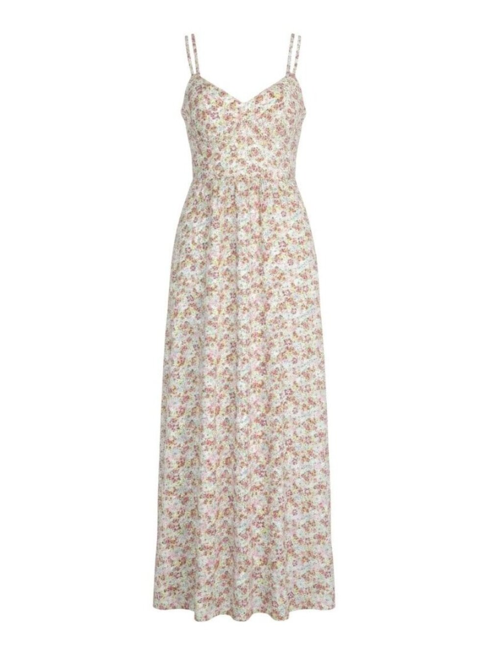 As U Wish Womens Floral Print Spaghetti Strap Maxi Dress Size S